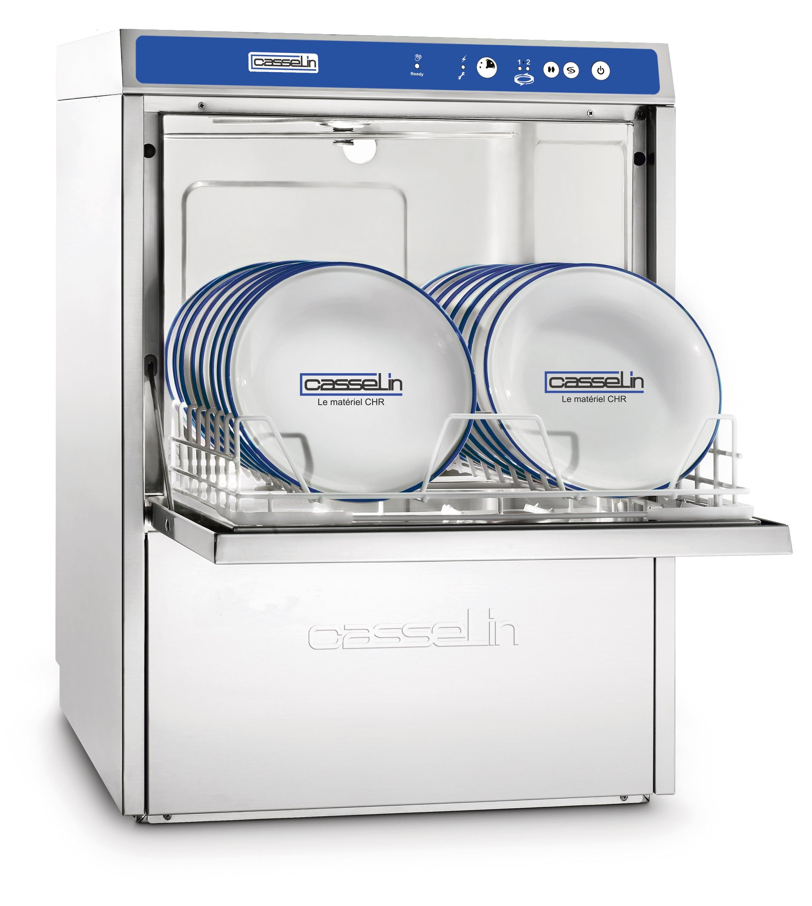 Opvaskemaskine dobbeltvægget låge med afløbspumpe og blødgøringsanlæg