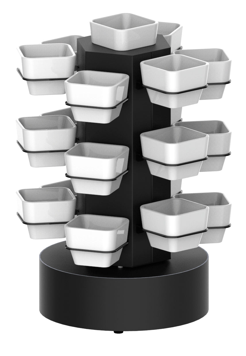 Roterende ramekinholder