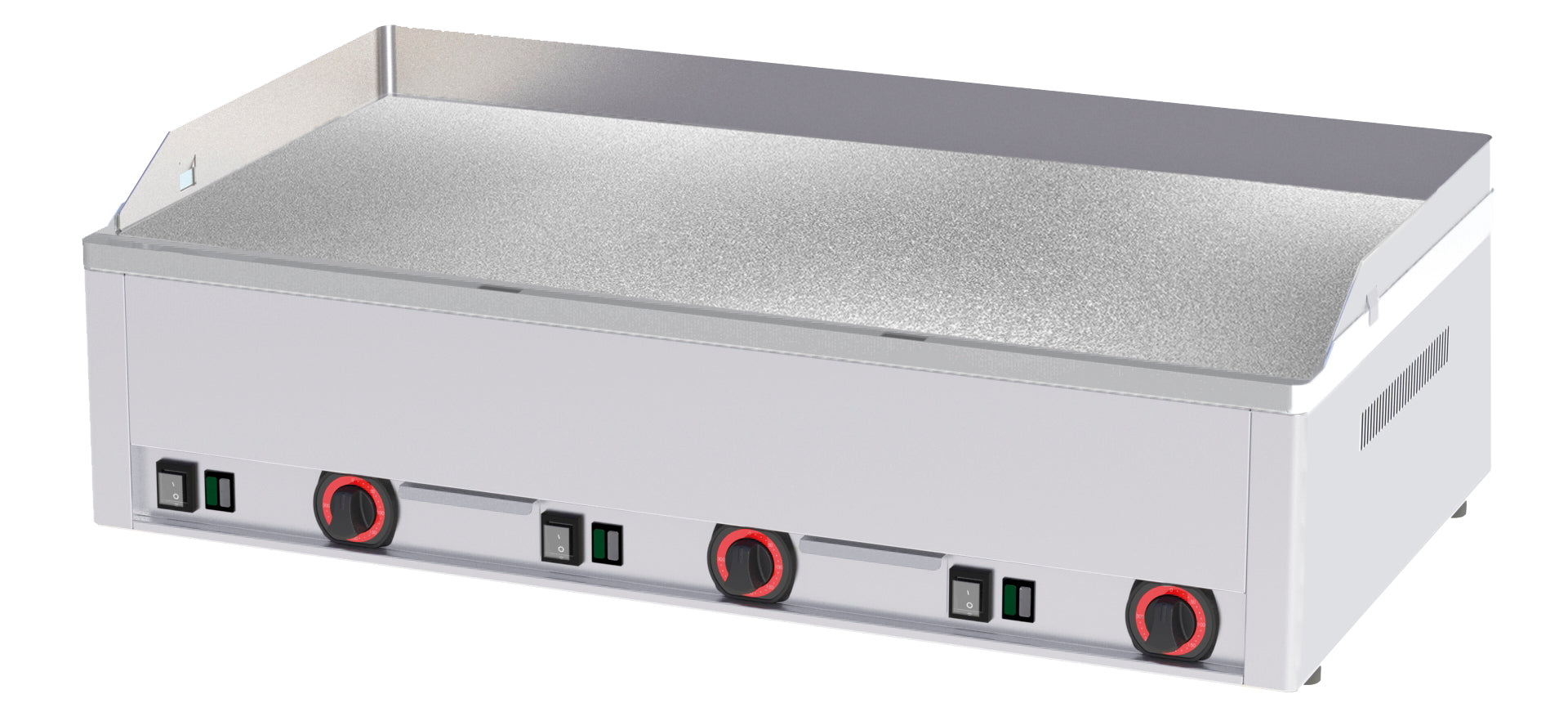 Elektrisk bageplade tekstureret plade krom 90