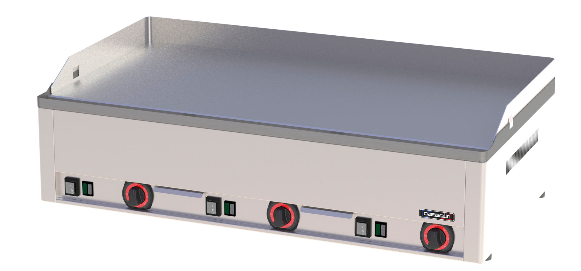 Elektrisk glat stegeplade - støbejern 90