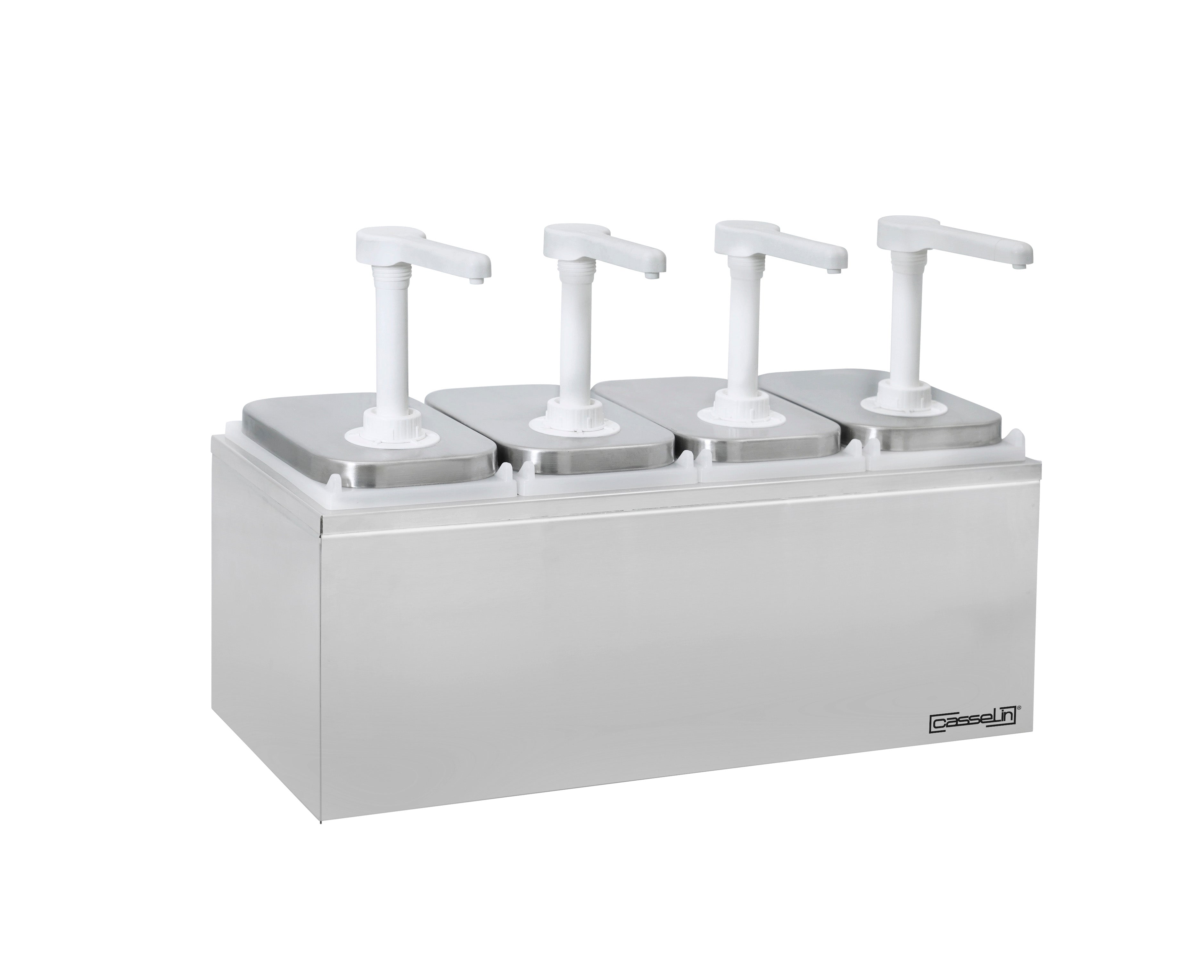 Firedobbelt pumpedispenser 4 x 2 L