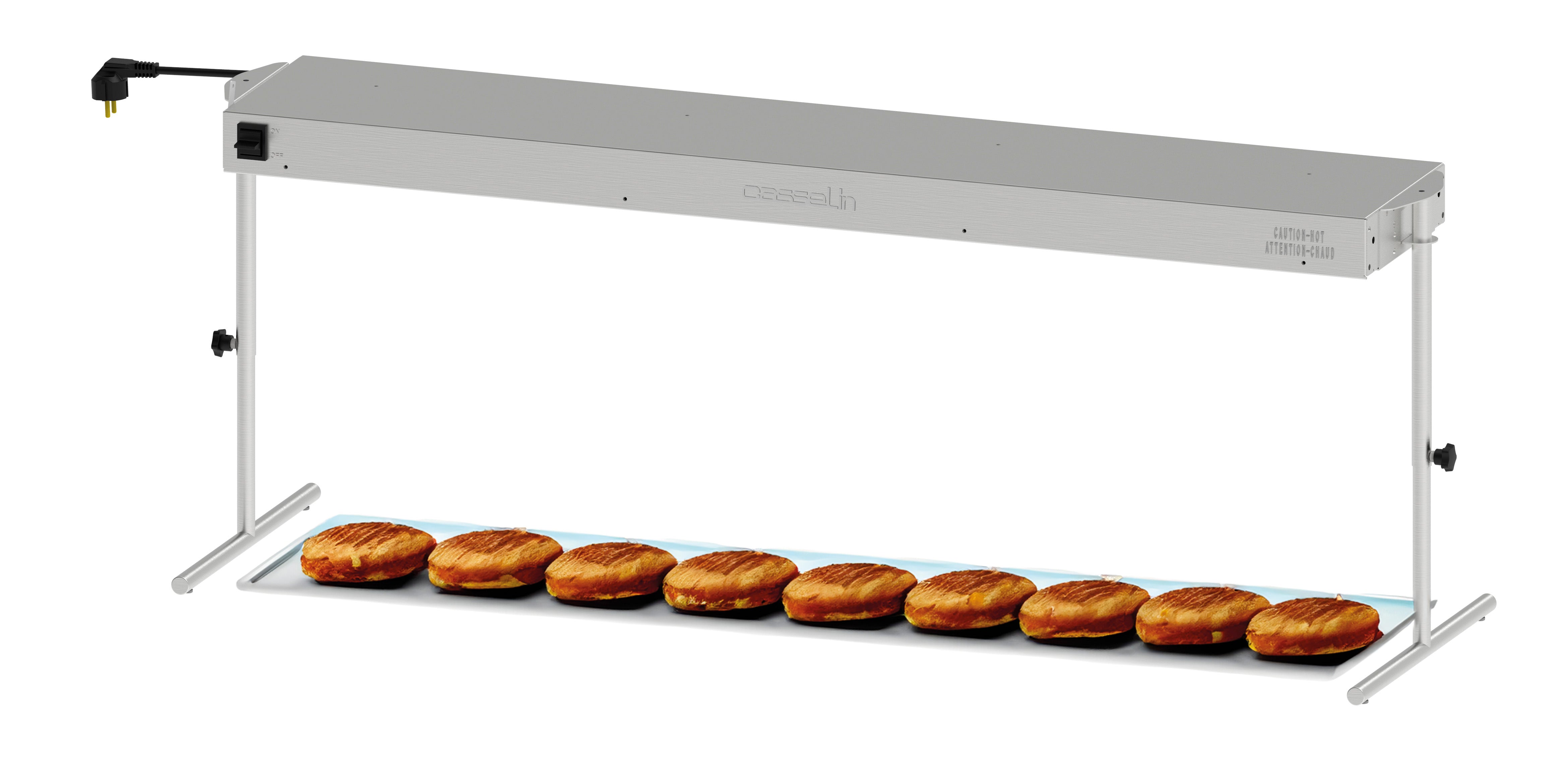 Infrarød varmeliste med belysning 600