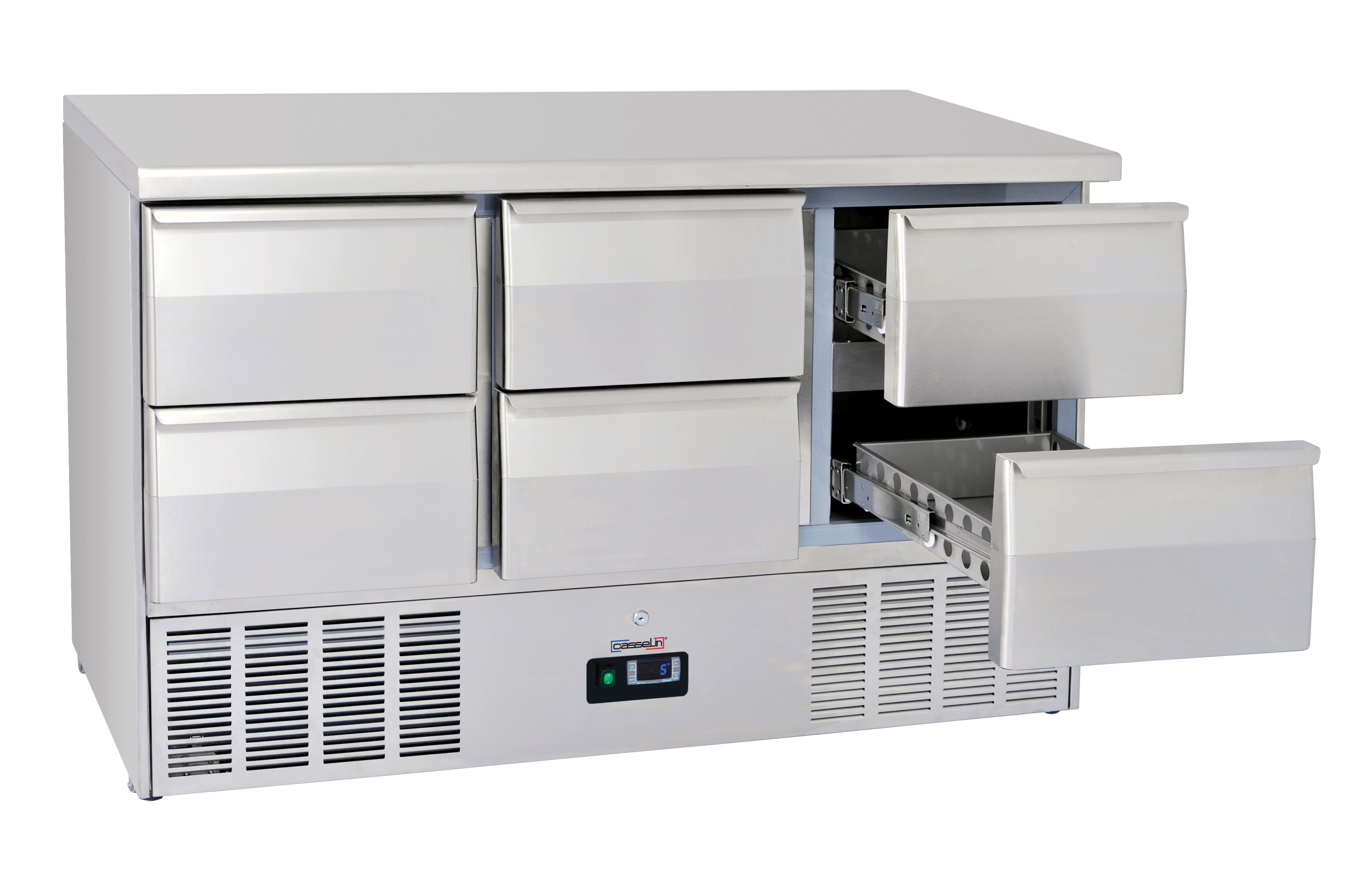 Saladette - Køleserveringsbord 6 skuffer GN 1/1