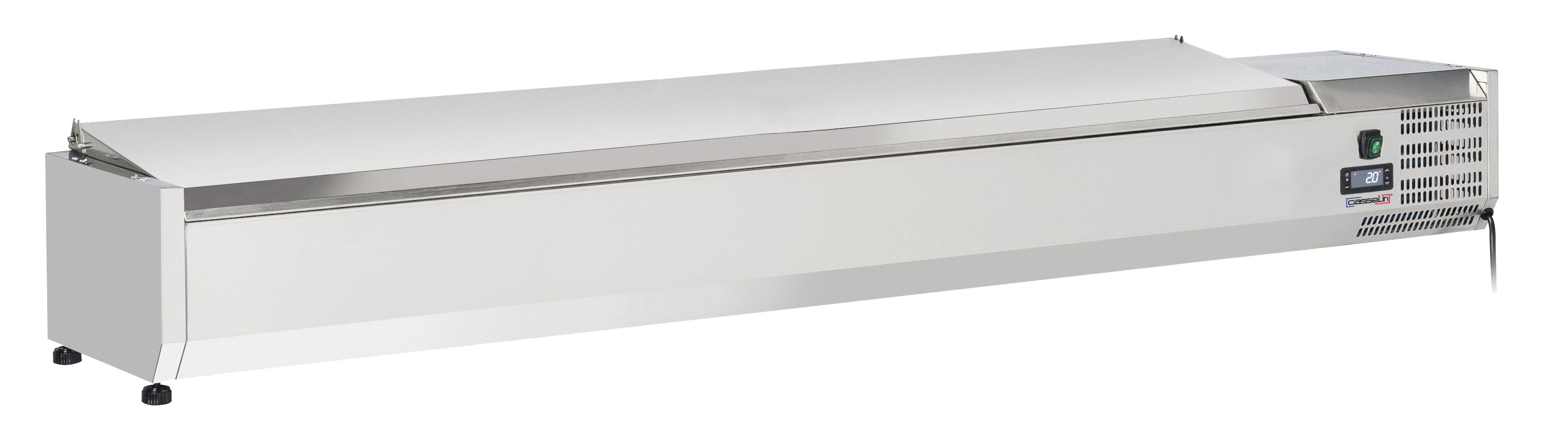 Bordsaladette med låg 10 x GN 1/4