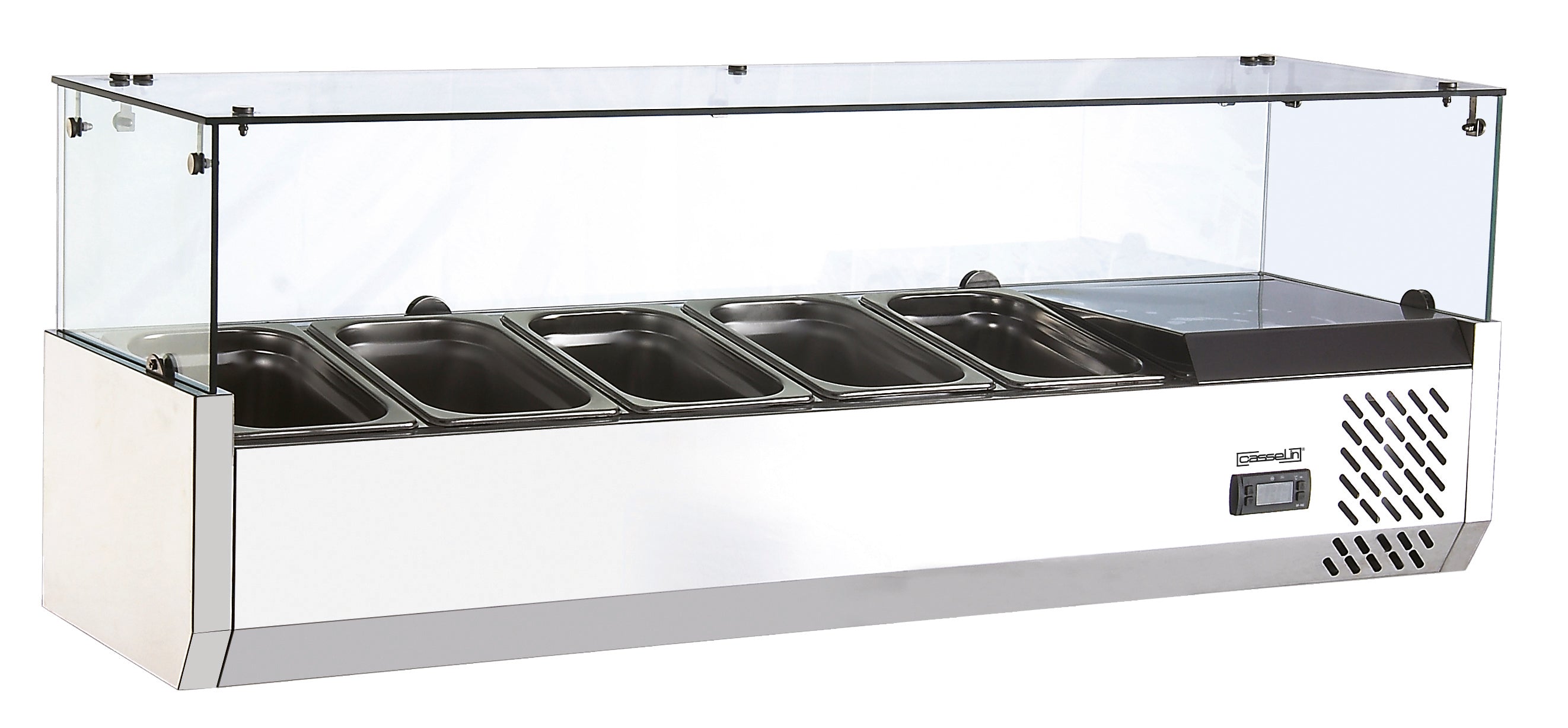 Bordsaladette 5x GN 1/4