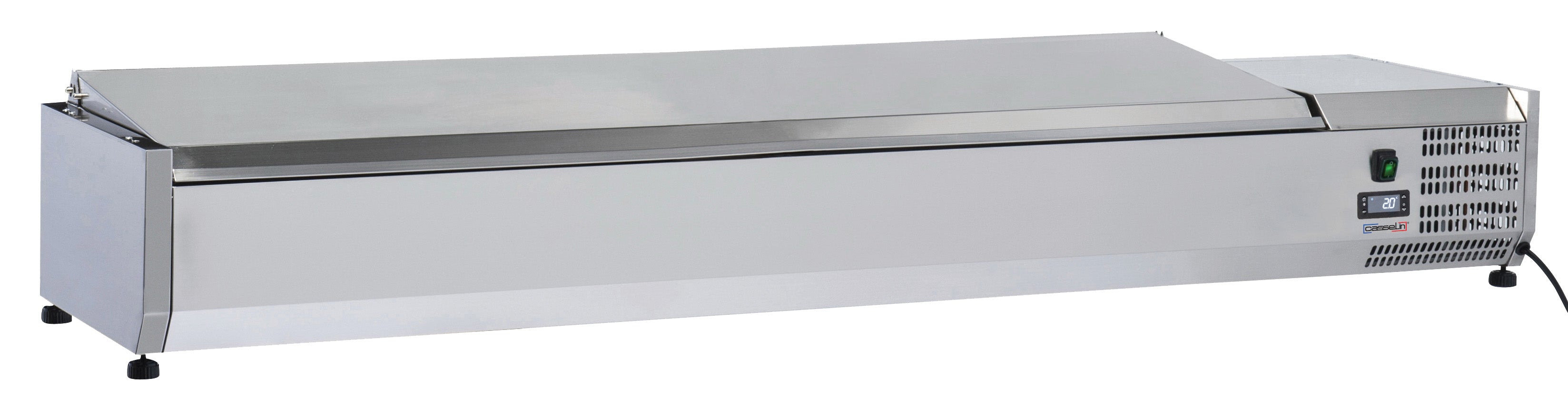 Bordsaladette med låg 8 x GN 1/3