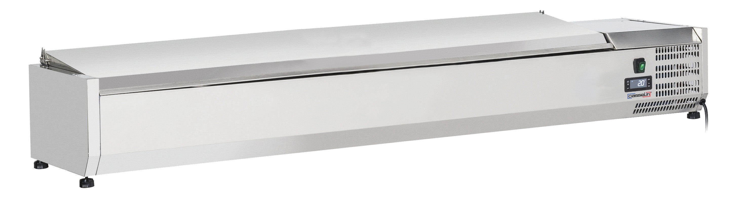 Bordsaladette med låg 8 x GN 1/4