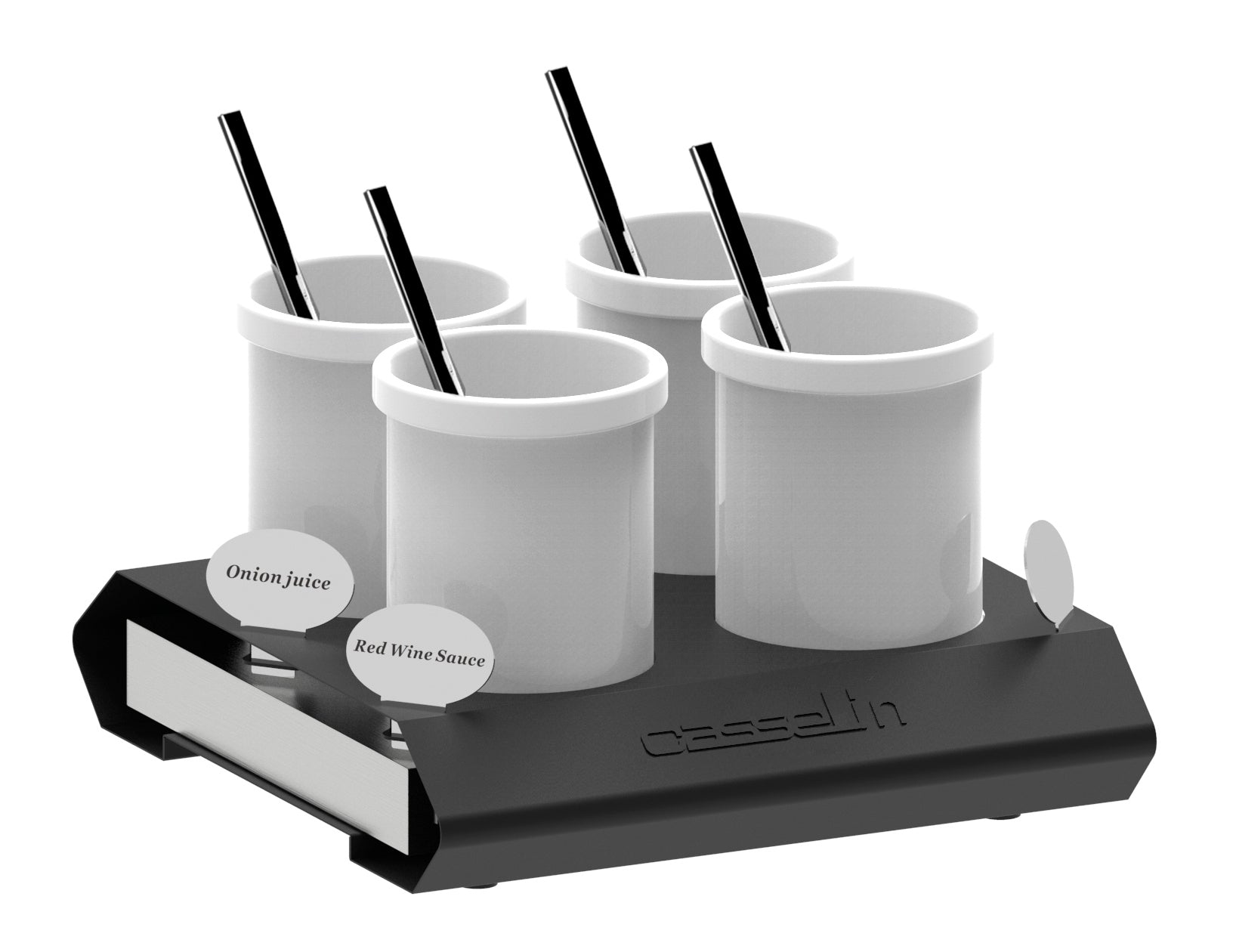 Nedkølet eutektisk saucestativ GN 1/2