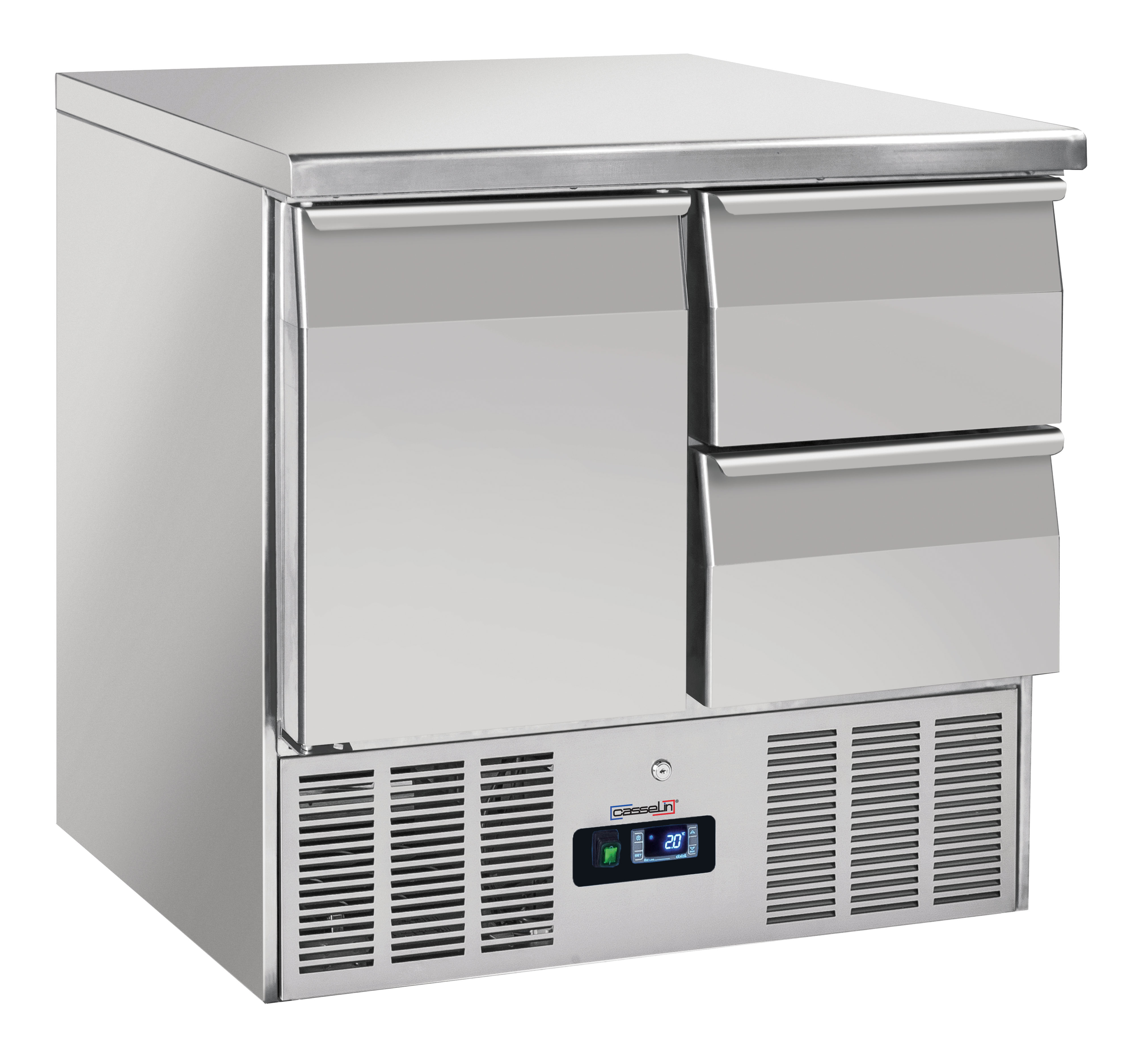 Saladette - Køleserveringsbord 2 skuffer 1 låge GN 1/1