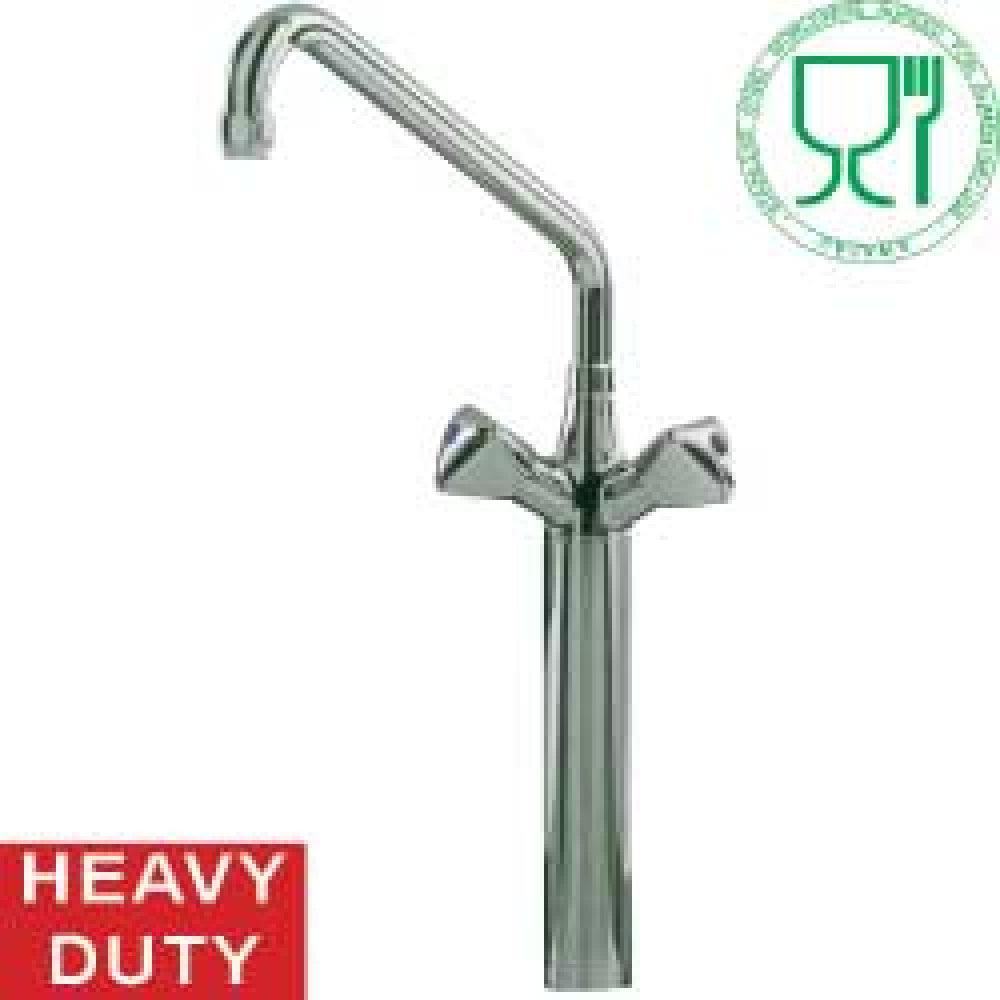 Piedestal med blandebatteri "stor gennemstrømning" "Heavy-Duty"