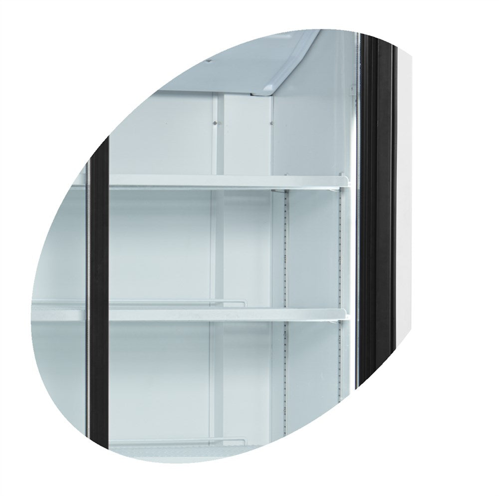 Displaykøleskab - 730 liter - 2 skydedøre - FS1002S