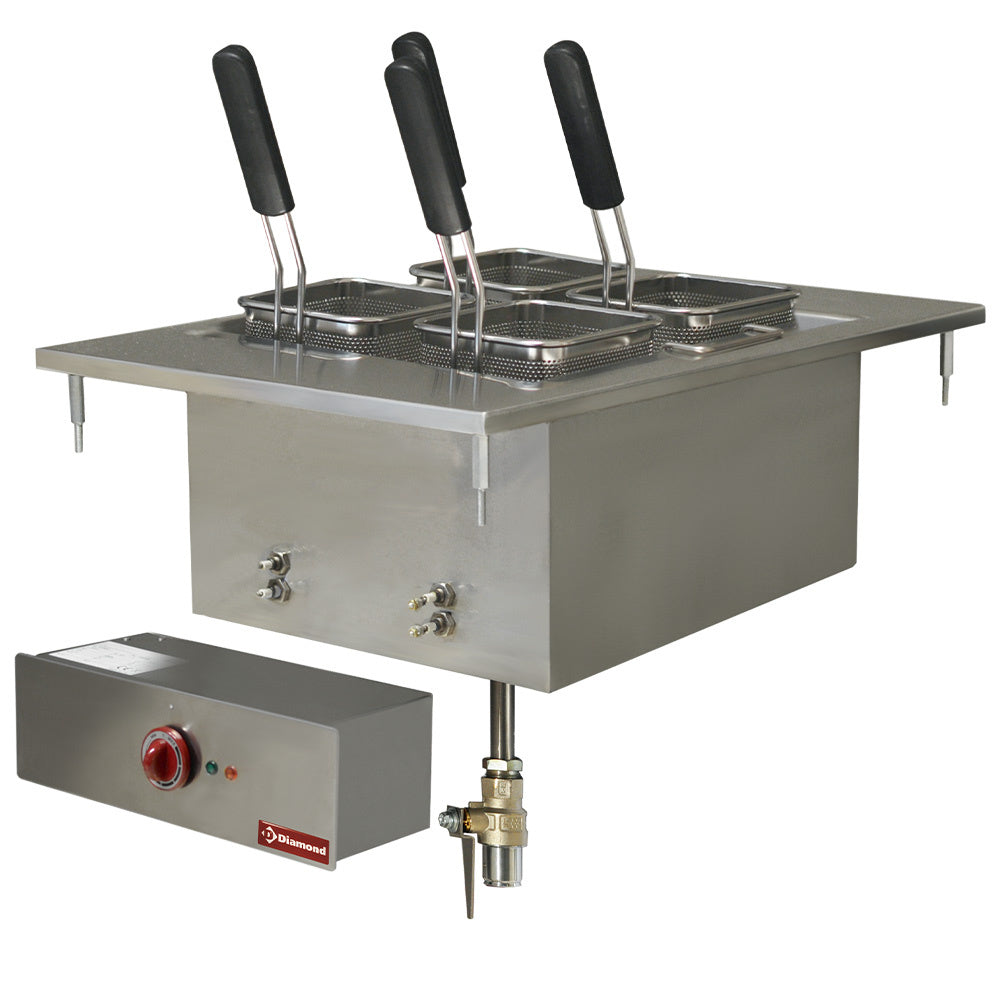 Elektrisk pastakoger, 20 liter, drop-in