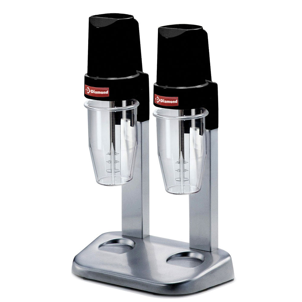 Milkshakemaskine, 2x 650 cl. Lexan-kopper
