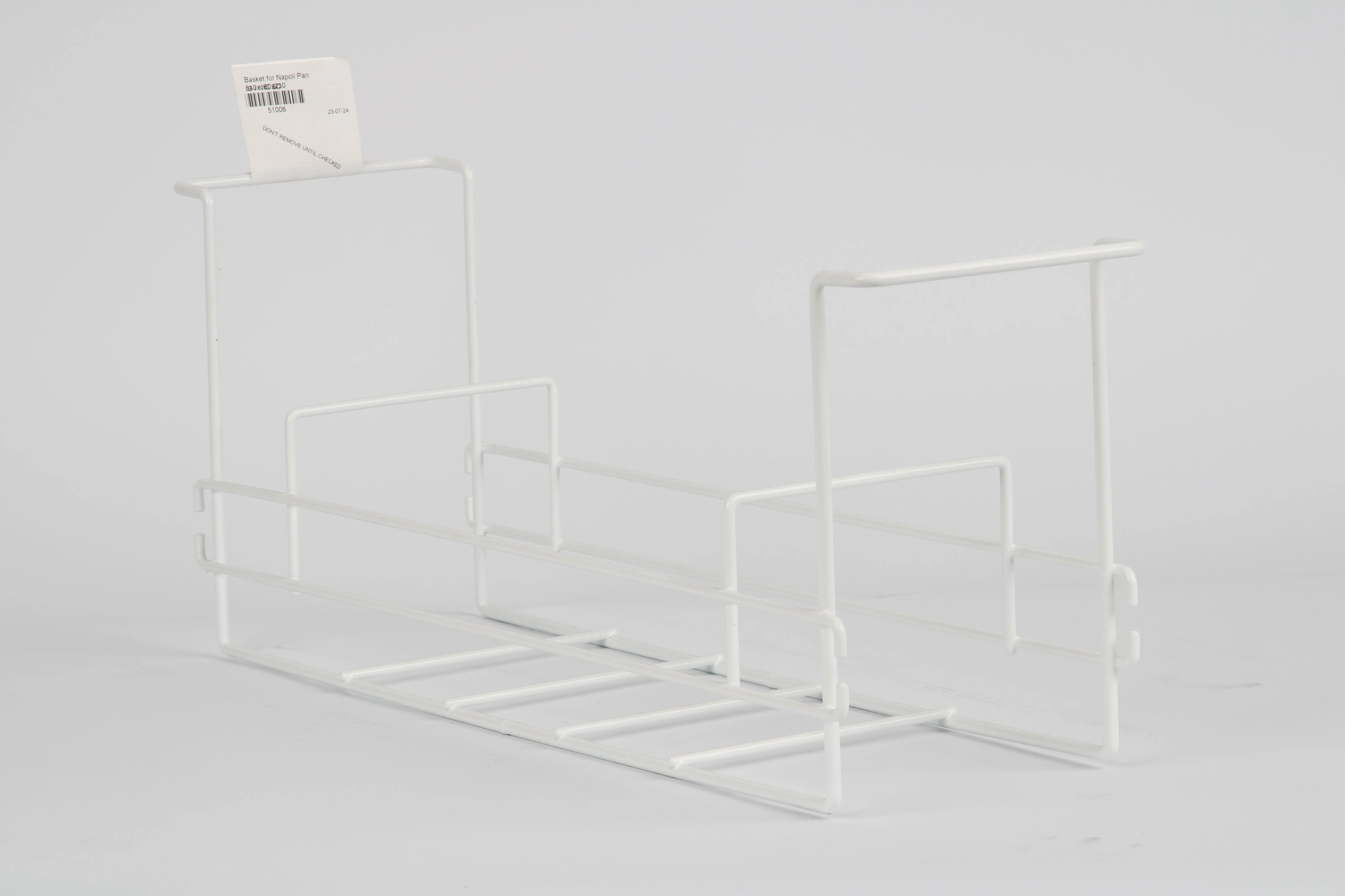 Kurve til isfryser - rustfrit stål Napoli Pans 540x160x230