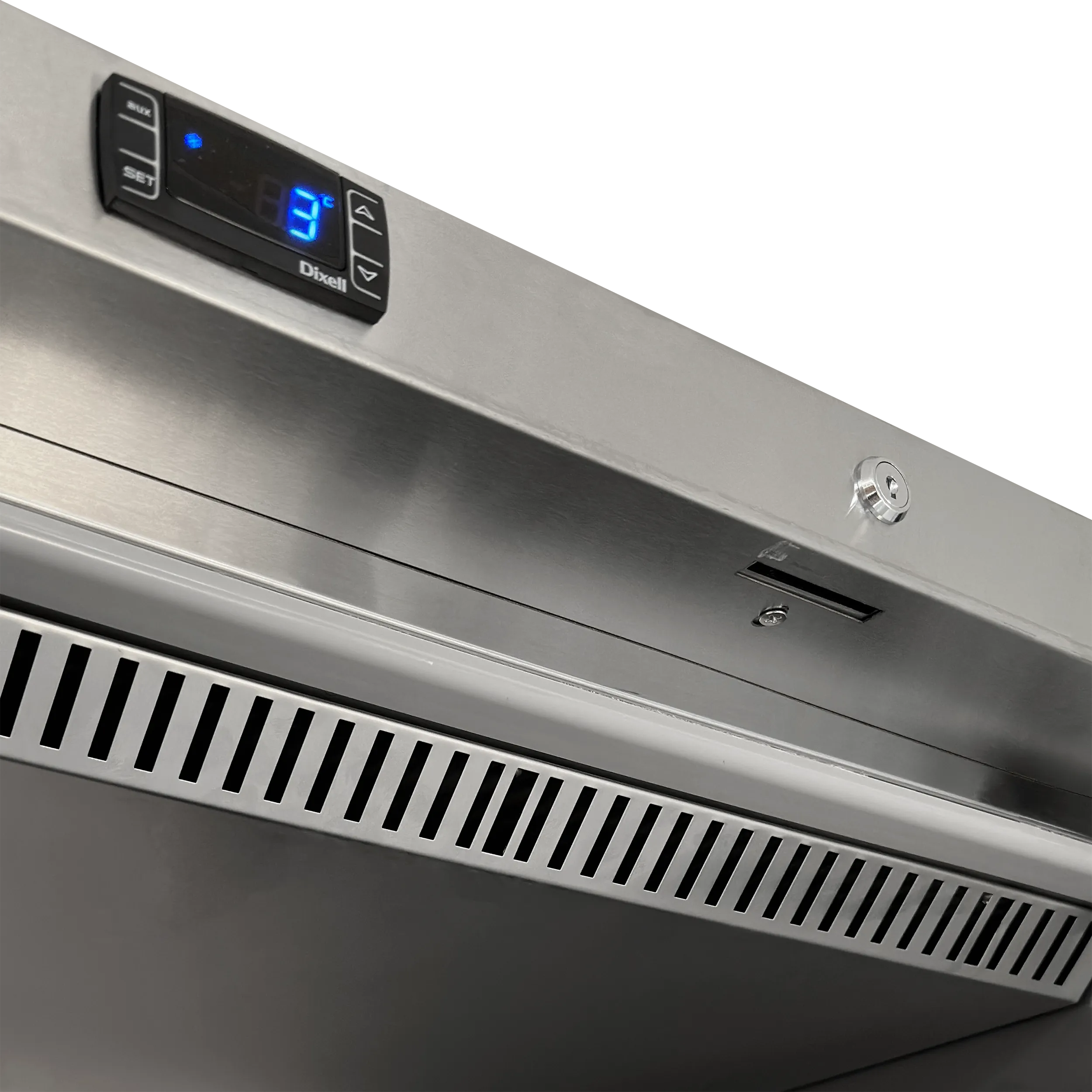 Lagerkøleskab - Rustfrit Stål - GN2/1 - UR600SS