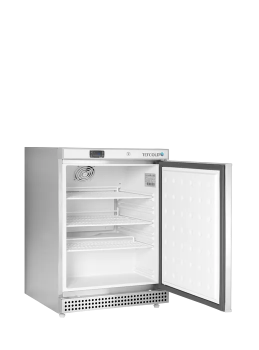 Lagerkøleskab 119 liter netto - rustrit stål