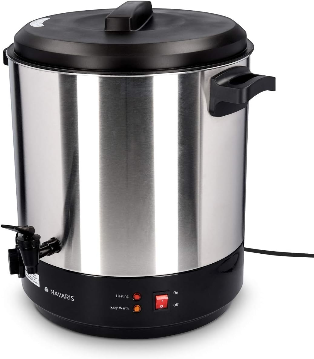 Gløgg og varmtvandskedel 27 liter