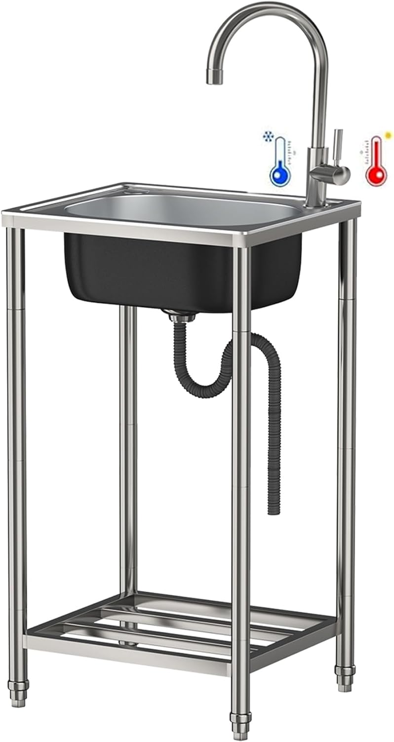 Håndvask - mobil (uden hjul) 38 x 33 x 82 cm