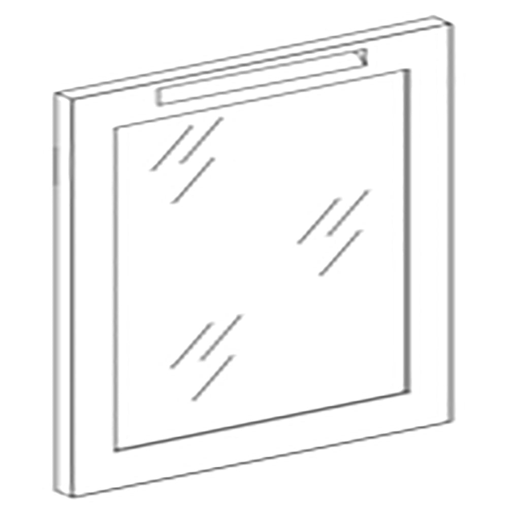 Støtte til buet hylde til isle-element