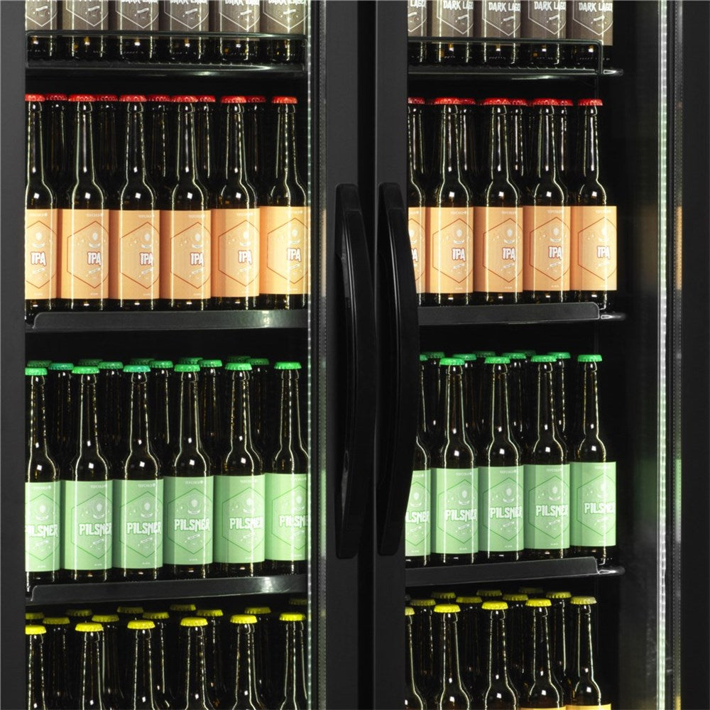 Sort Displaykøler - 707 liter - FS890H BLACK