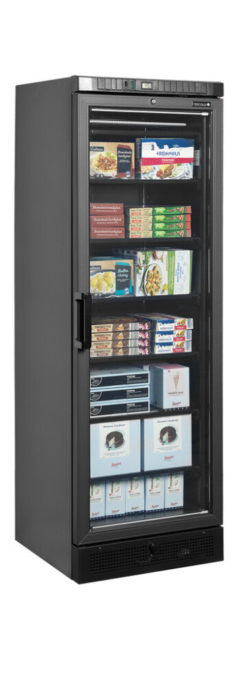 Sort displayfryser 300 liter - UFSC371G Black