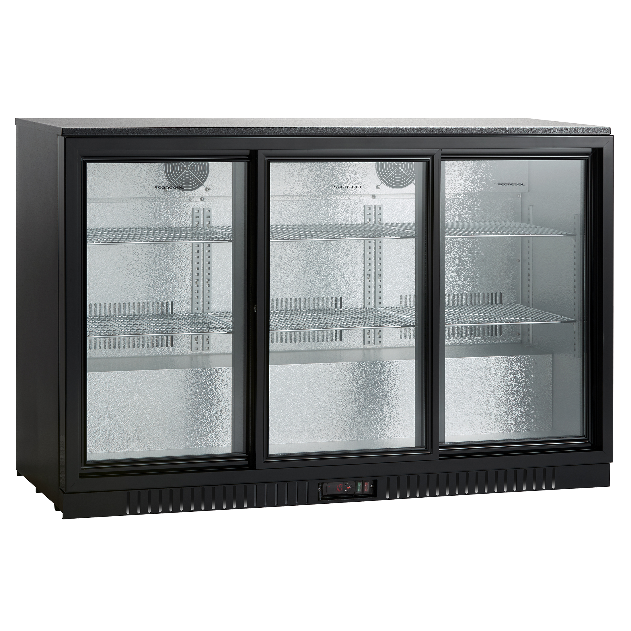 Backbar - Sort - 3 låger