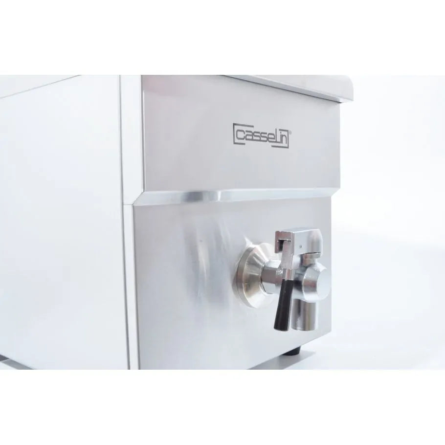 Induktionsfrituregryde Med Afløbsventil 8 Liter