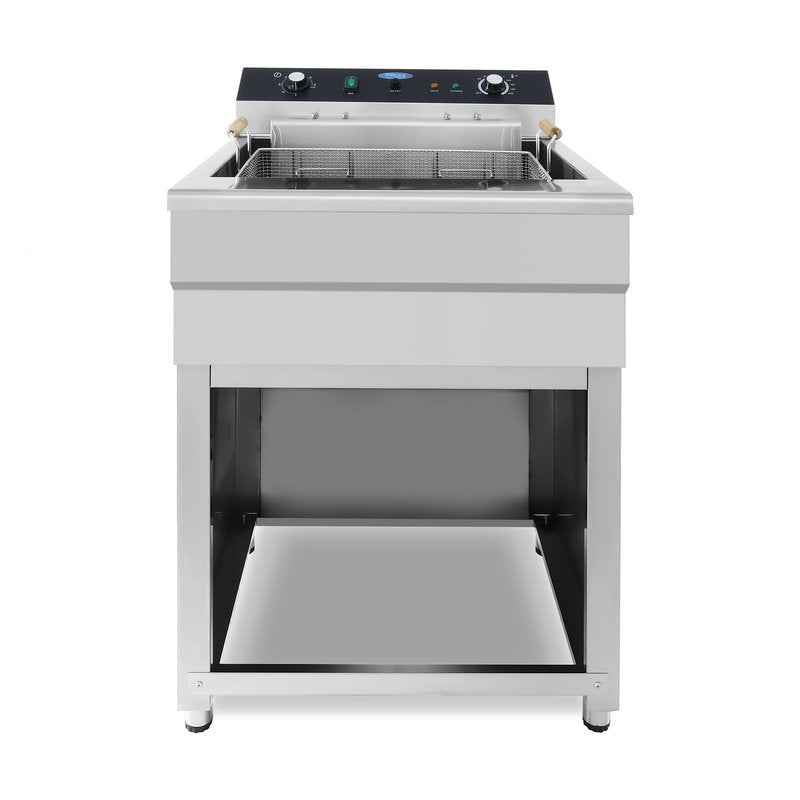 Friture - 45 Liter - 1 kurv - med aftapningshane - 400V