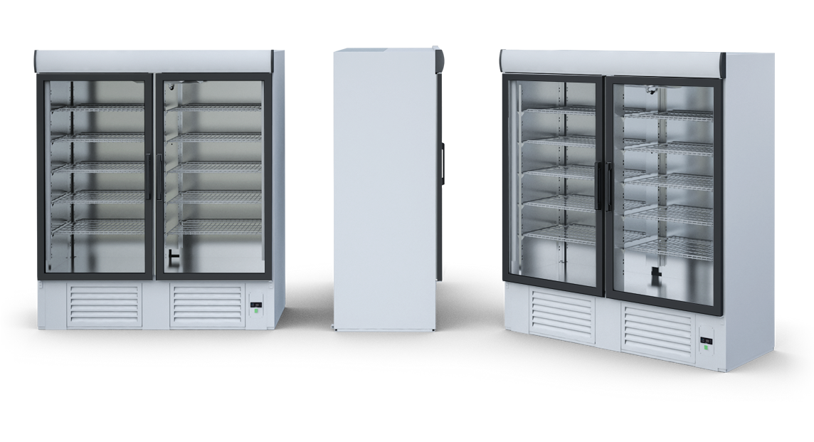 Displaykøler / Butikskøl - 2 låger