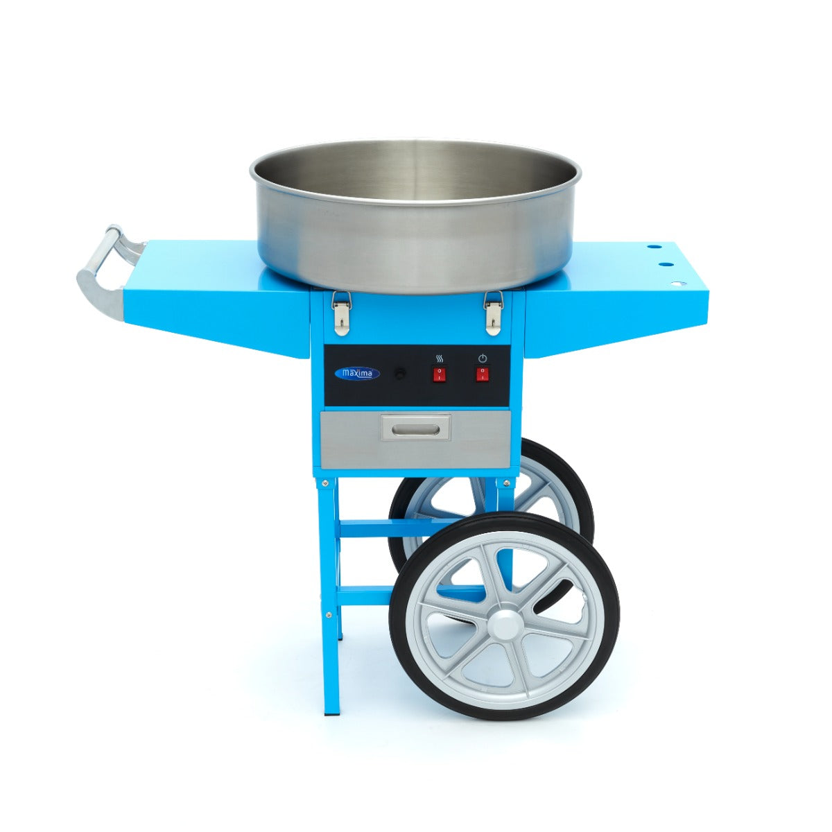 Candy Floss Machine – Ø 52cm – Blå – med vogn