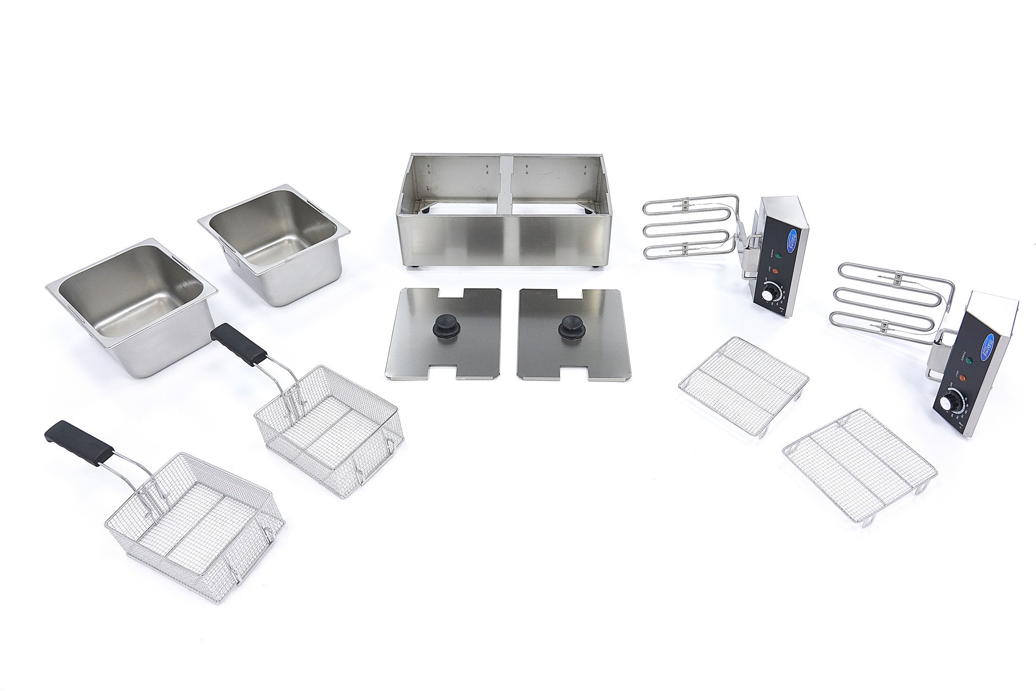 Friture - 2 x 6L - 2 kurve - op til 1,8 kg pommes frites