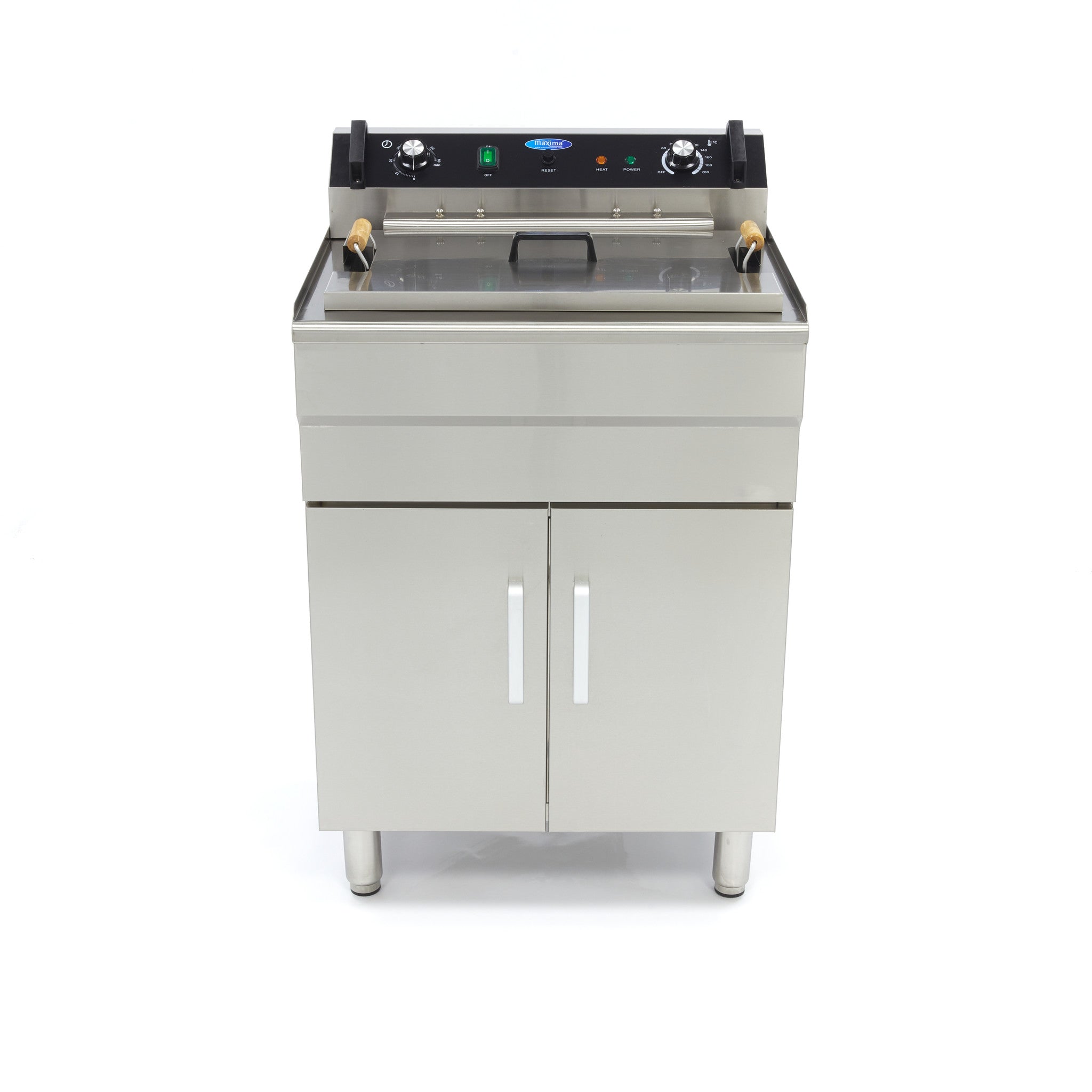 Friture - 35L - 1 kurv - med aftapningshane - 400V