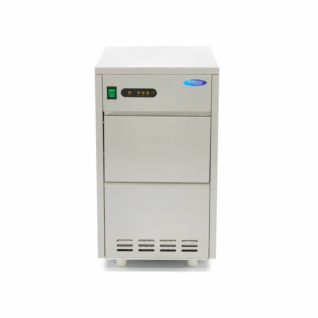 Isterningmaskine - 24 kg/dag - Kugleterninger - Luftkølet
