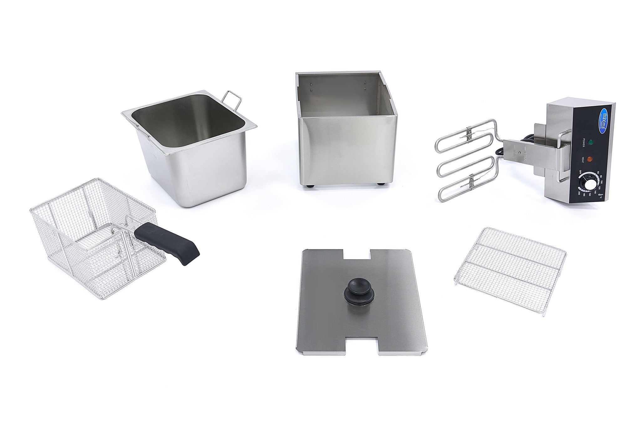 Friture - 8 Liter - 1 kurv - op til 1,4 kg pommes frites