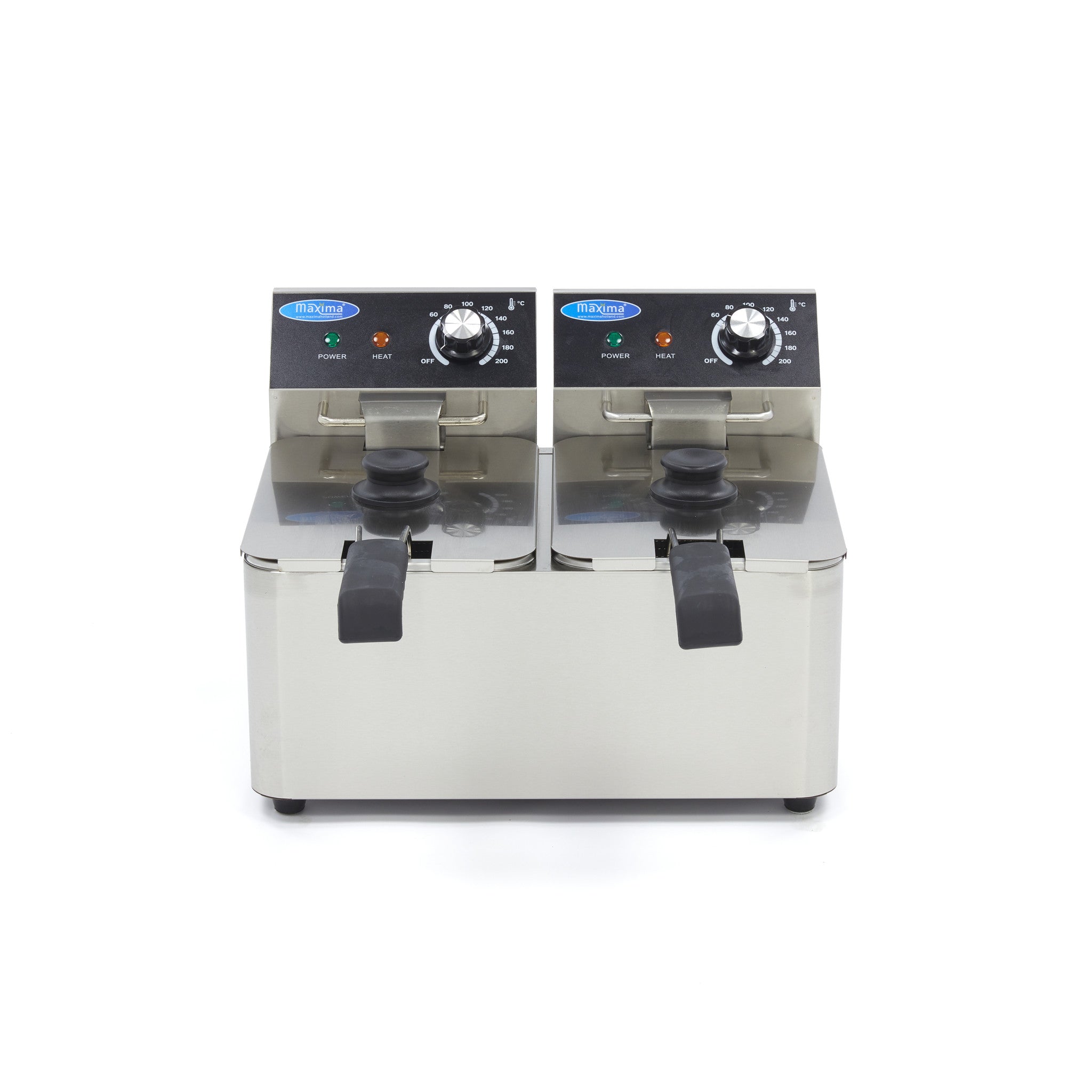 Friture - 2 x 4L - 2 kurve - op til 1,5 kg pommes frites