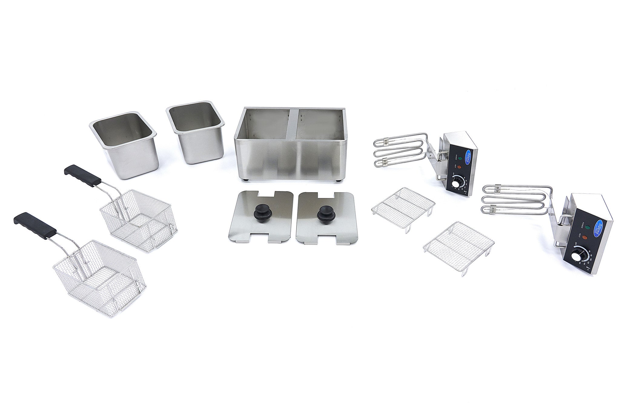 Friture - 2 x 4L - 2 kurve - op til 1,5 kg pommes frites