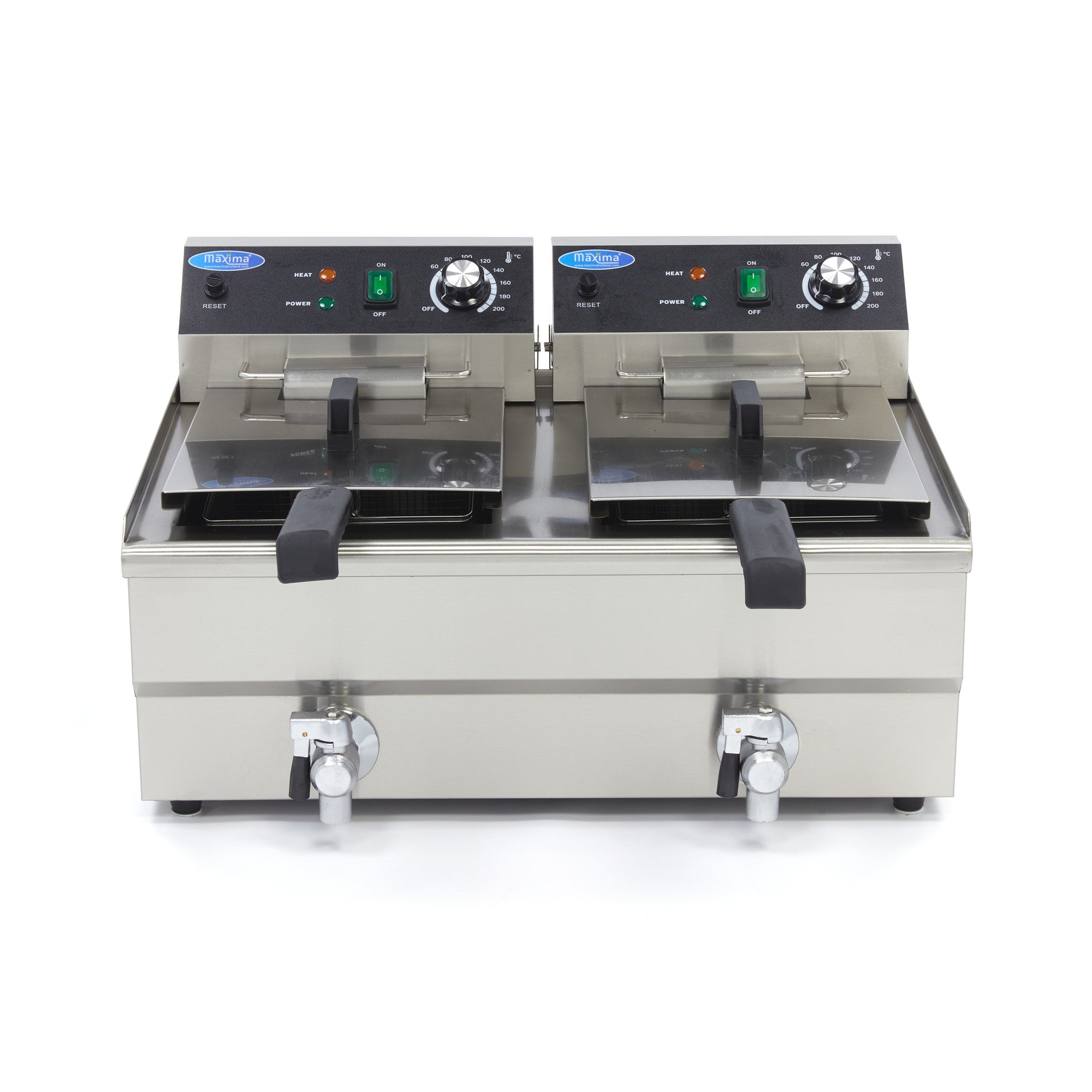 Friture - 2 x 13L - 2 kurve - med aftapningshane