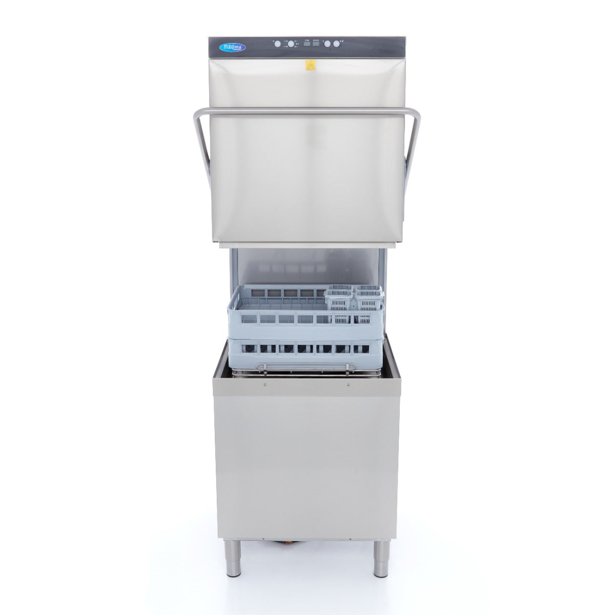 Hætteopvaskemaskine - 50x60cm - Med afspændingsmiddel og sæbepumper - 400V