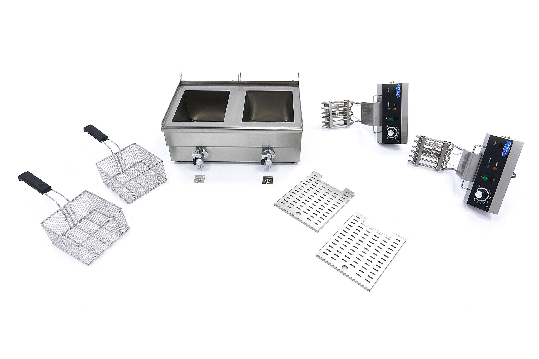 Friture - 2 x 13L - 2 kurve - med aftapningshane