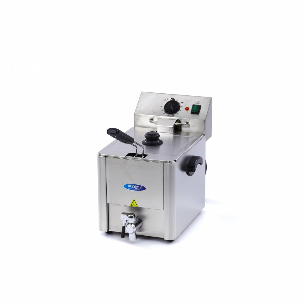 Friture - 8L - 1 kurv - med aftapningshane