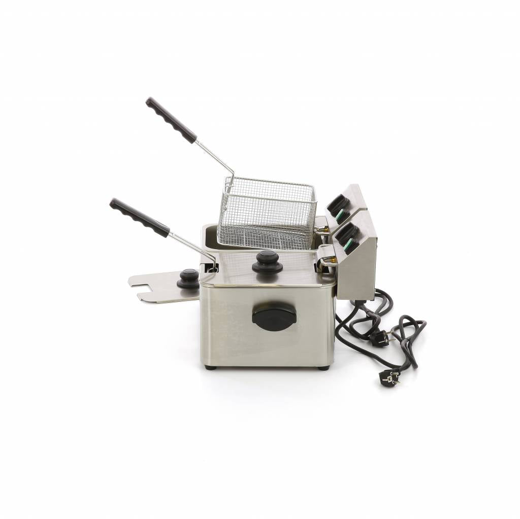 Friture - 2 x 4L - 2 kurve - op til 2 kg pommes frites