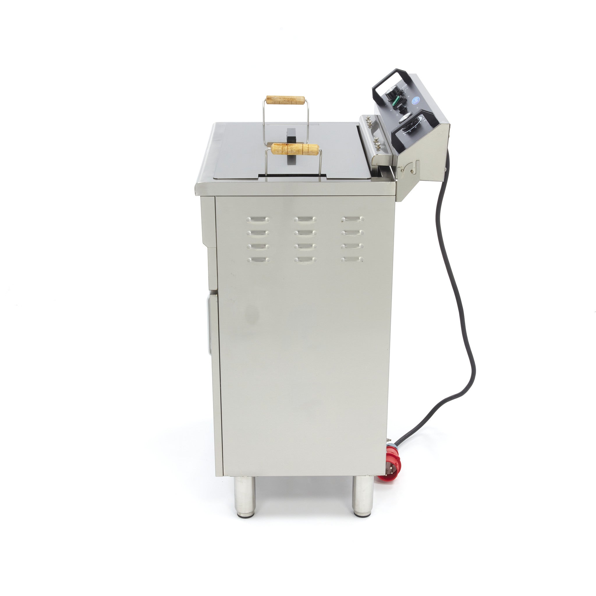 Friture - 30L - 1 kurv - med aftapningshane og stativ