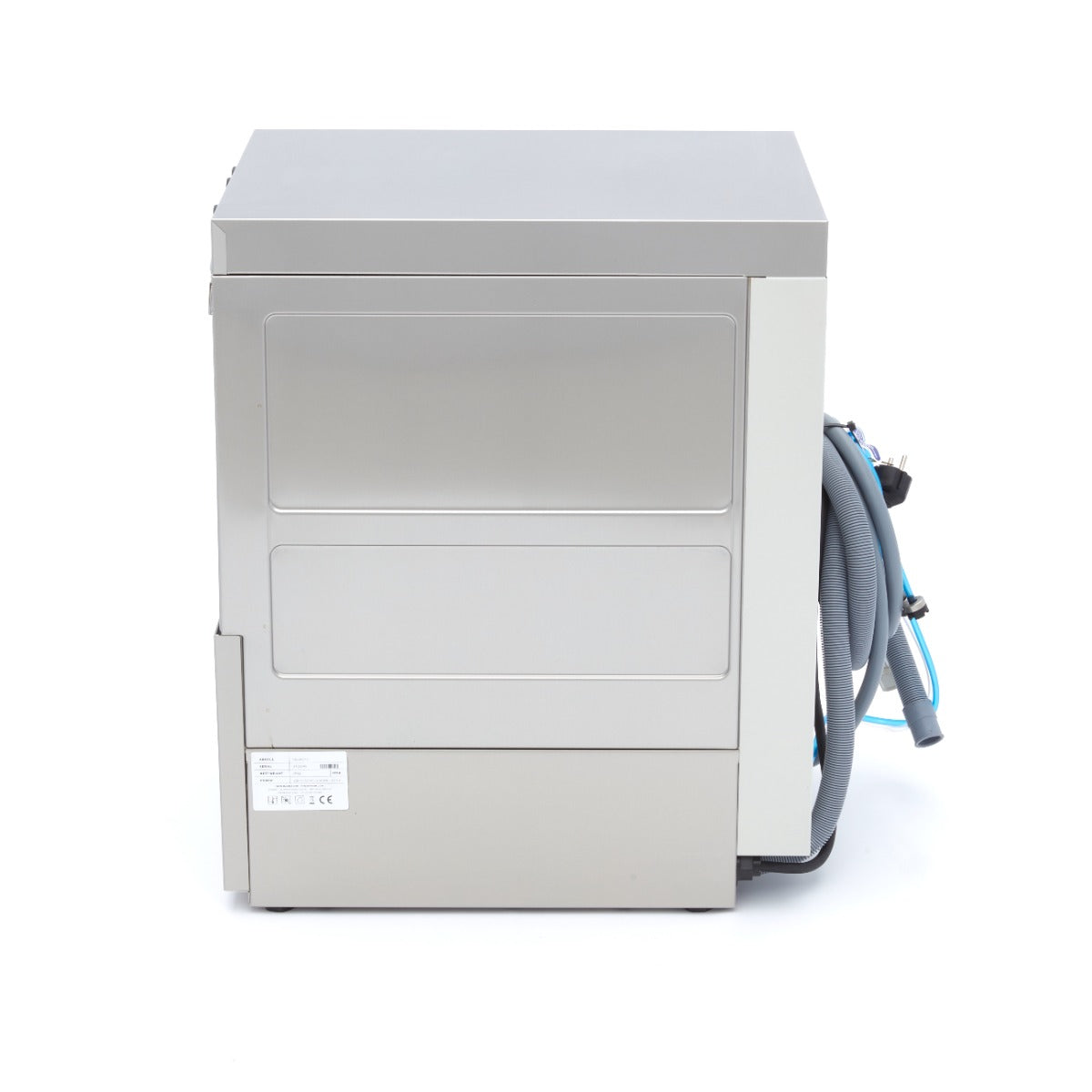 Glasopvaskemaskine - 35 x 35 cm - med tømmepumpe, afspændingsmiddel og sæbepumpe