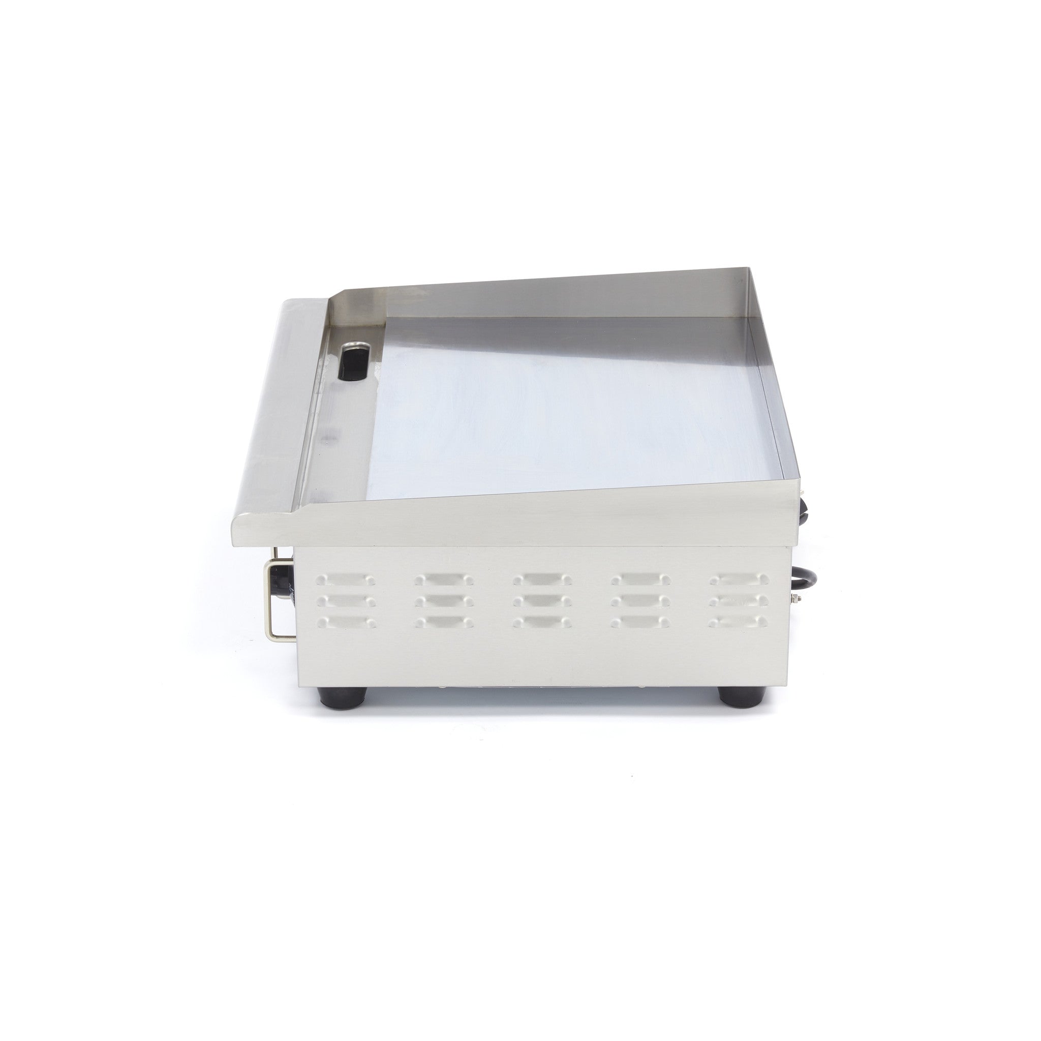 Stegeplade - Glat krom - 55 cm - inkl drypbakke