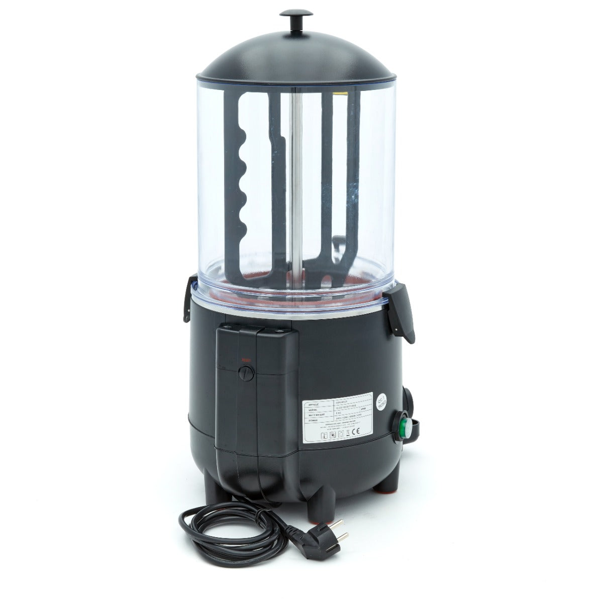 Chokolade dispenser - varm - 10L - Sort