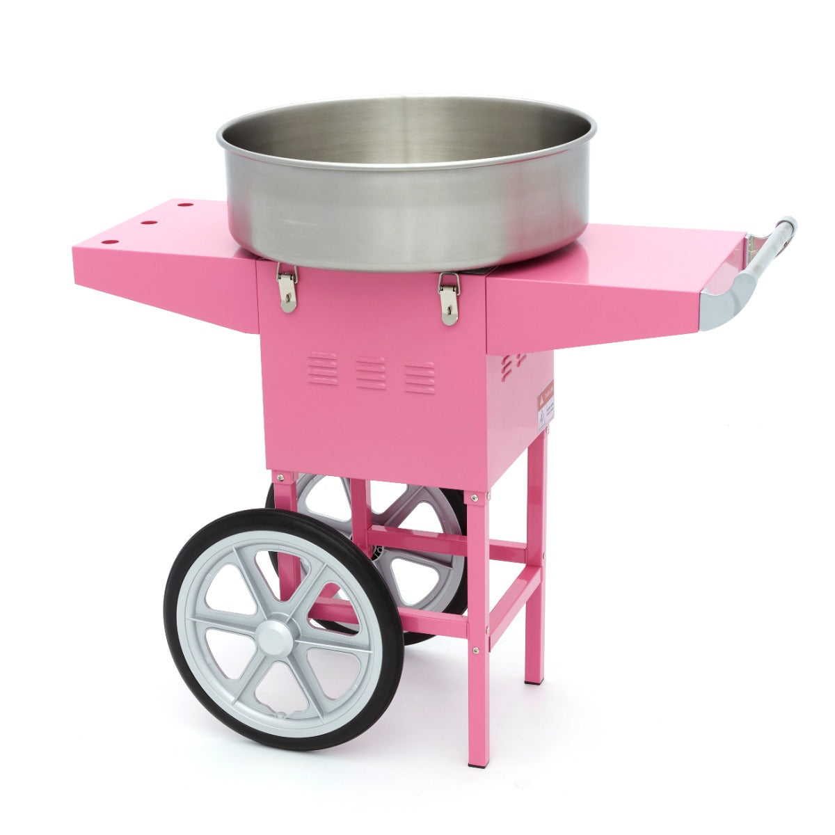 Candy Floss Machine – Ø 52cm – Pink – med vogn