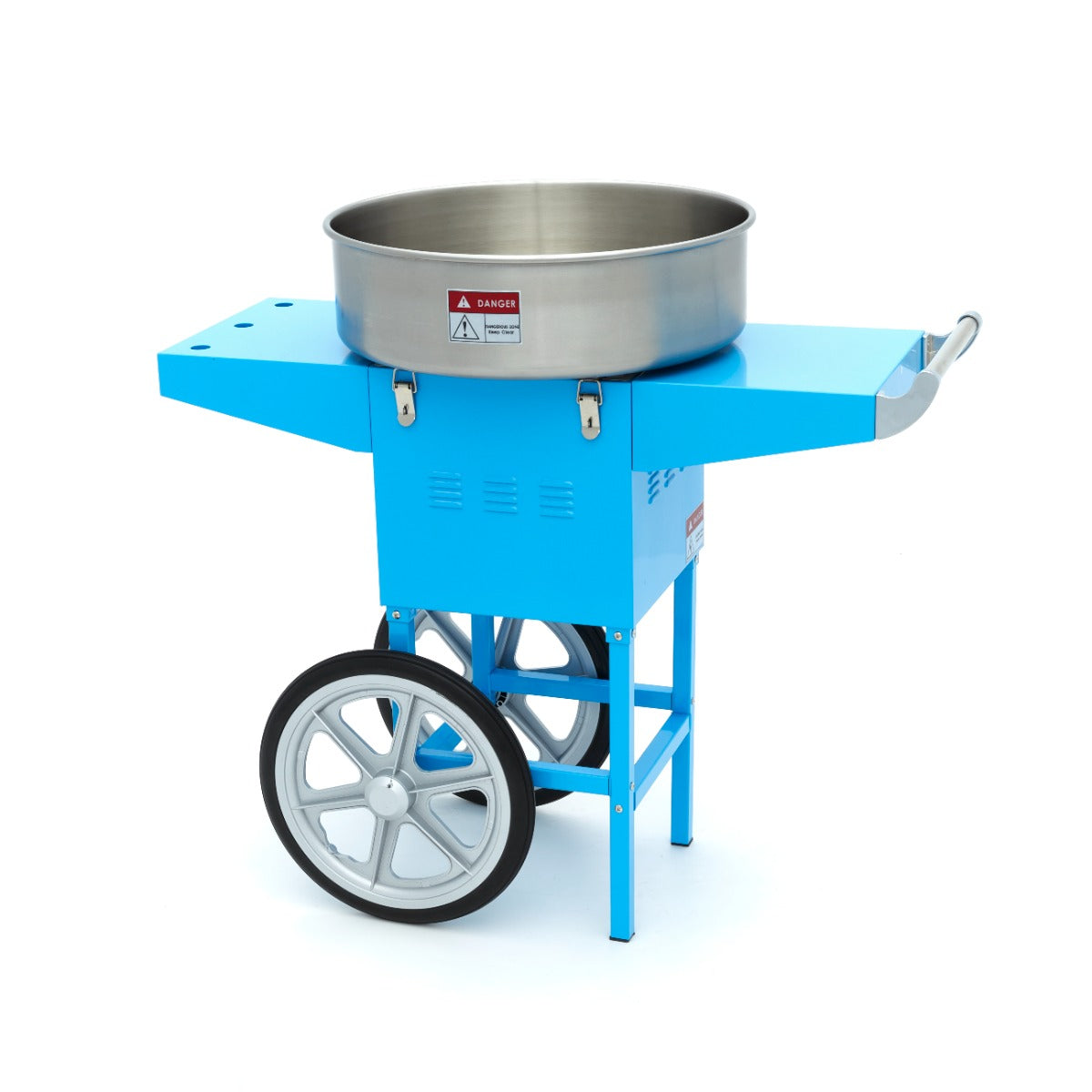 Candy Floss Machine – Ø 52cm – Blå – med vogn