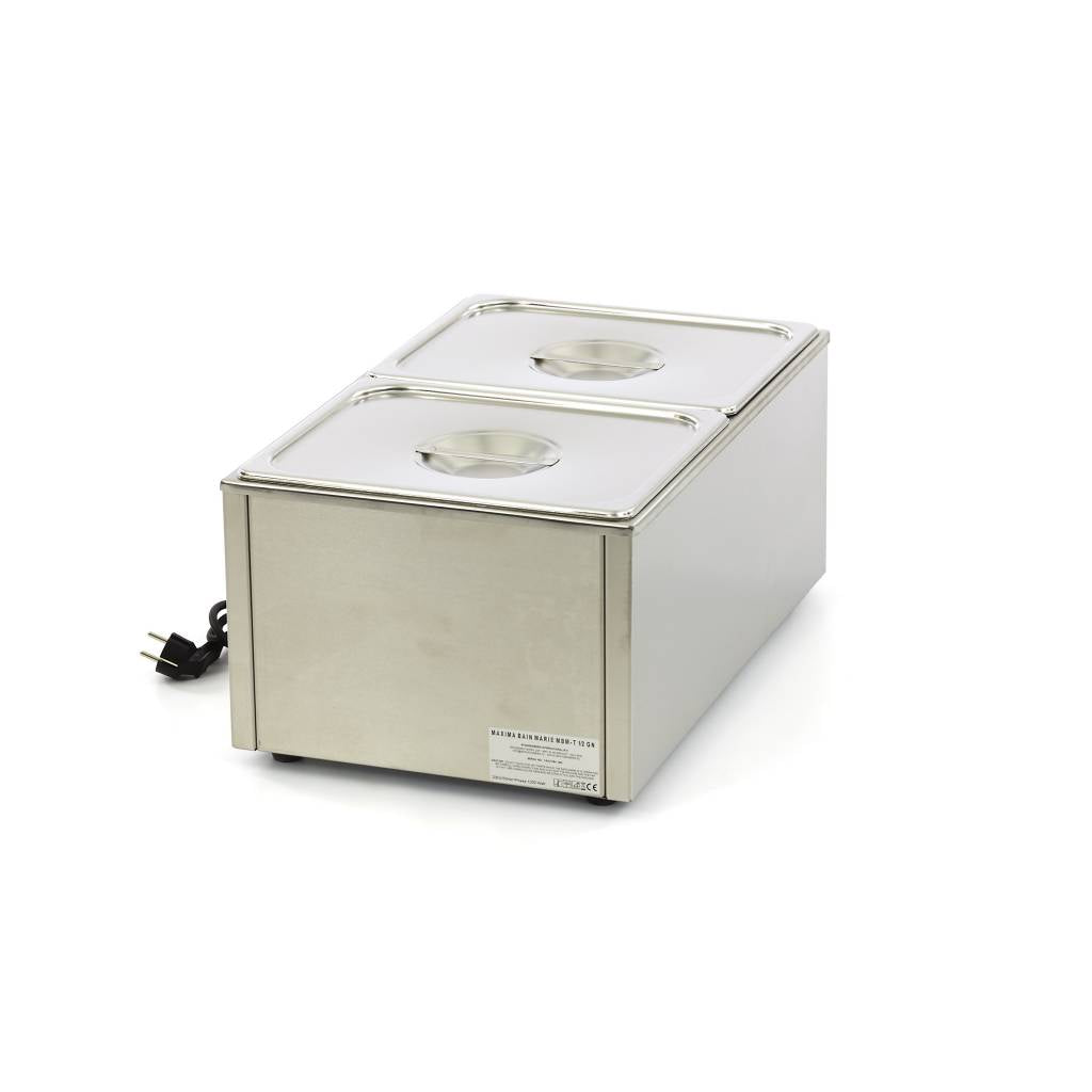 Bain Marie - med hane - inkl 2 x 1/2 GN Sæt - El