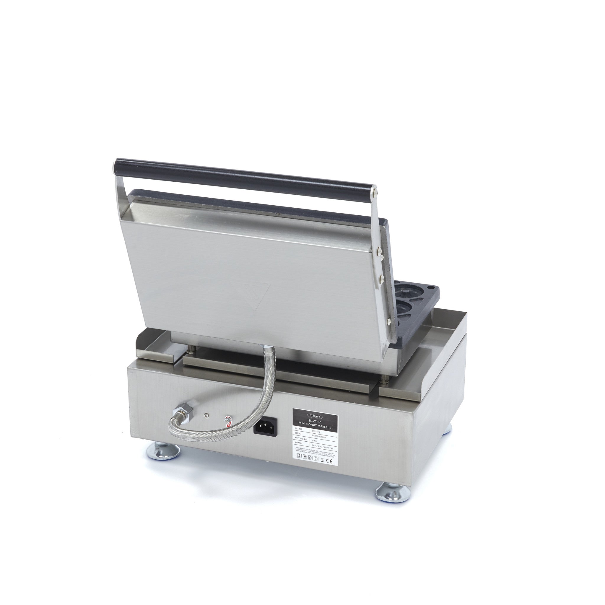 Donut Maker - 15 Mini Donuts - Ø5cm - med indbygget timer