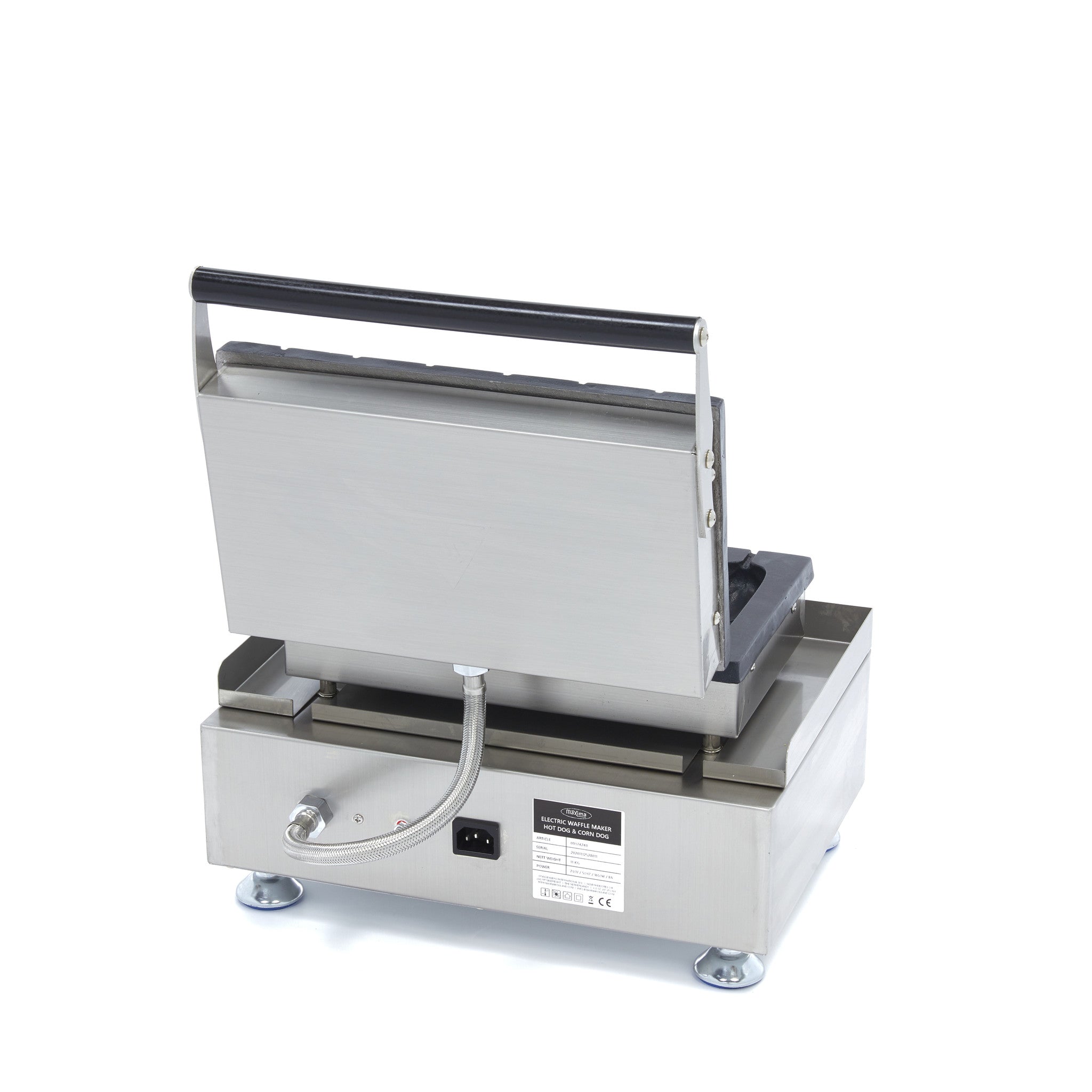 Vaffelmaskine - 6 pinde - majshunde - 2 mønstre